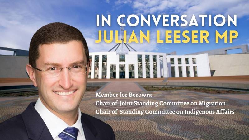 Banner Image for In Conversation - Julian Leeser MP: The Future of Constitutional Recognition relating to Aboriginal and Torres Strait Islander People